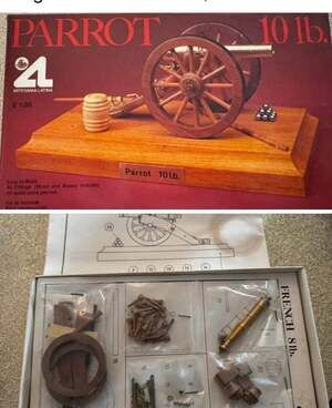Artesania Latina 1:35 Scale Parrot 10lb. Vintage Cannon Model Kit